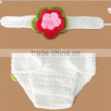 2016 Newborn Hat Cute Baby Handmade Kitted Hair Band and Hats photo-4