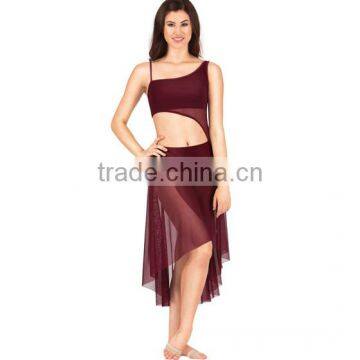 2016 Adult 2-Piece Asymmetrical Dress