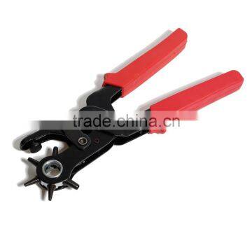 High Quality Red Hand Pliers Kit Heavy Duty Leather Hole Punch