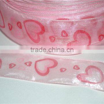 Red Organza Ribbon photo-3