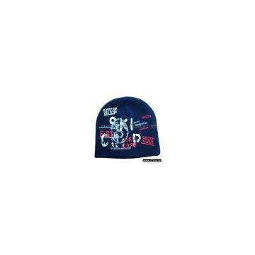 Sell Knitted Hat With Printing