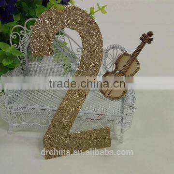 Hot Sale 1000pcs Gold Glitter Paper Number "2" Decor Festive Birthday Party New Year,Christmas ,Cake,Crafts photo-3
