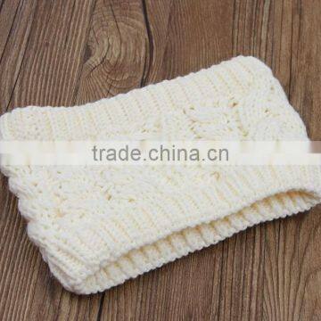 Womens Girl Woolen Knitted Crochet Warm Beanie Ski Hat Head Band Cap photo-5