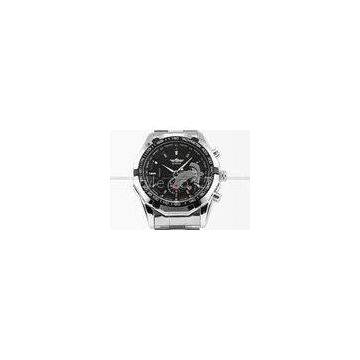 Steampunk Automatic Mechanical Wrist Watch Clock , Stainless Steel Bands