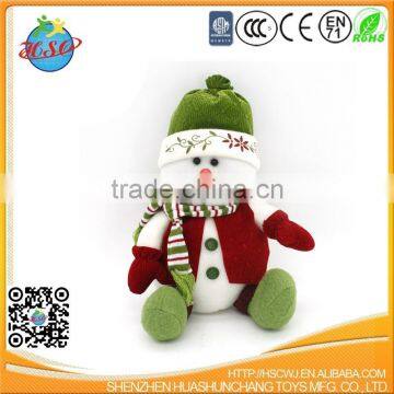 wholesales hight quality snowman stuffed plush toy