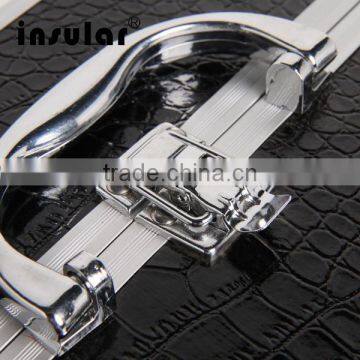 Red Professional Aluminum Beauty Cosmetic Makeup Case Box photo-5