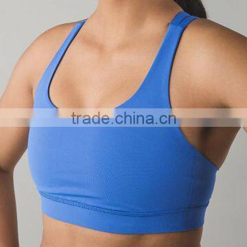 Oem Factory Nylon Spandex Custom Made Women Yoga Wear, Running Fitness Bra