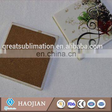 White Blank Ceramic Coaster for Subimation photo-3