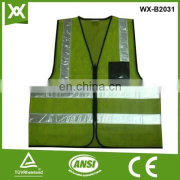 factory / suppliers polyester fabric class2 tape made fluo reflective outdoor vest