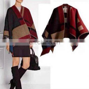 New design winter wool cashmere blanket style pashmina