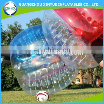 Colorful giant human inflatable belly bumper ball