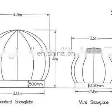 CustomizeThe Giant Snow Globe, Human Snow Globe for Display