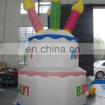 birthday cake inflatable