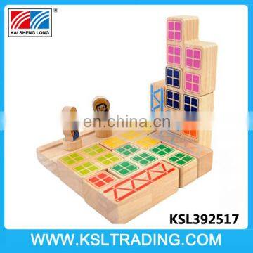 Nice design game building blocks wooden educational toys