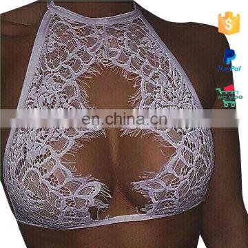 Wholesale Factory Price Red Sexy Transparent Lace Bra