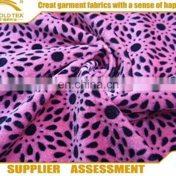 Printed Spandex Velvet Fabric for sale, Sofa/Home Textile/Garments use