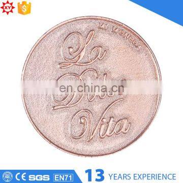 Newest hot sale novelty coin silver coin replica double sided angel coin