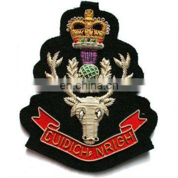 Blazer Badges, Blazer Patches, Custom Hand Embroidered Badges
