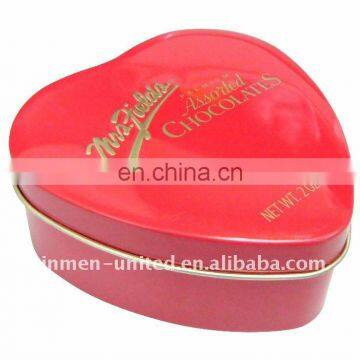 Nice heart tin box for Wedding,Valentine's day