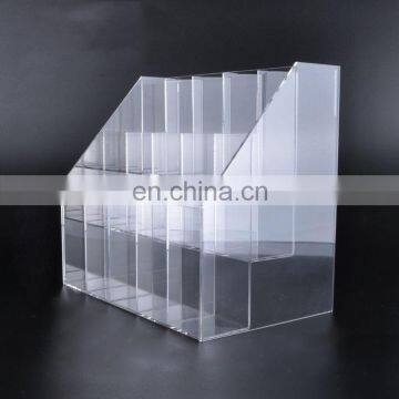 Clear PMMA Acrylic Pen Holder Plastic Eyebow Eyeliner Pencil Display Stand Holder