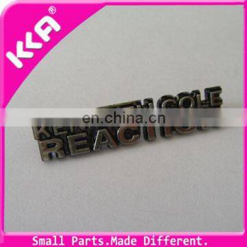 Classic style metal label/zinc alloy label