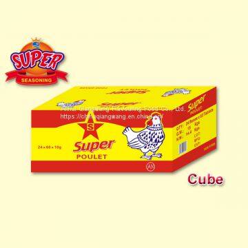 Super Poulet Chicken 10g Halal Bouillon Cube Stock Cube