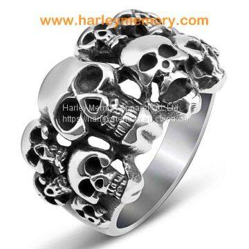 wholesale stainless steel skull rings