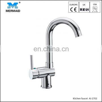 Wall Mounted Bridge Kitchen Taps With Double Lever Kitchen Mixer Faucet photo-5