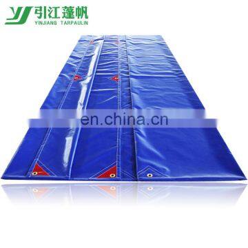 Heavy duty U.V. protected. blue poly tarps boat cover