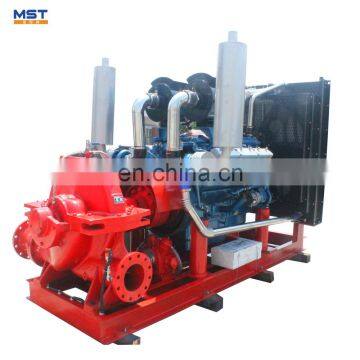 Fire fighting diesel engine pump