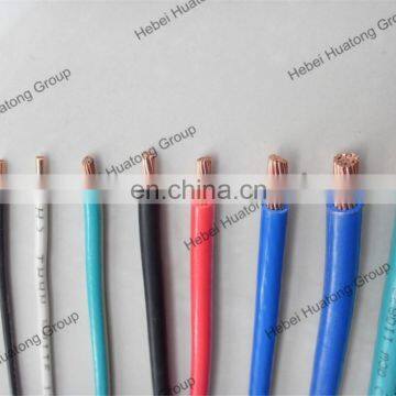 Manufacturer of UL Listed Pvc Insulated 8 10 12 Awg Electric Wire THW photo-3