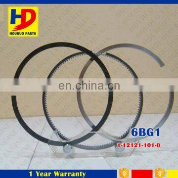 6BG1 3R For ISUZU Excavator Engine Piston Ring Set 1-12121-101-0