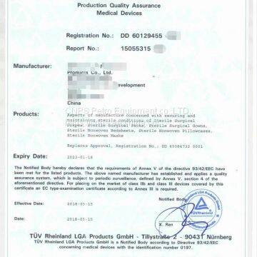 AAM Level1 Level2 Level 3 Level 4 Isolation Gown With TUV CE and FDA Certificate for Sale photo-3