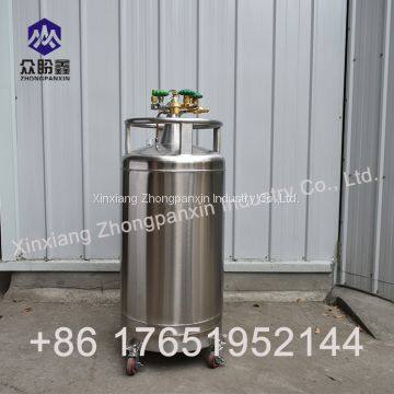 50L Self-pressuring liqud nitrogen storage dewar For cryogenic use