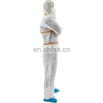 SMS Materials White Cheap High Visibility Disposable Coveralls photo-2
