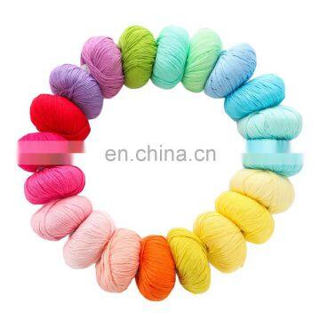 2019 China Factory Price 100% Cotton Baby Knitting Yarn for Hand Knitting photo-2
