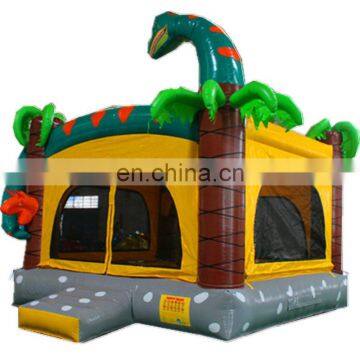 Palm Theme Dinosaur Bouncy Castle, Kids Inflatable Bounce Castle for Riding photo-2