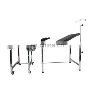 MY-R023J medical supplies 304 stainless steel gynaecological obstetric delivery table hospital delivery beds