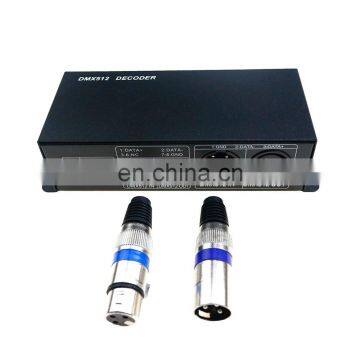 3 Channels DC12V-24V DMX 512 Decoder LED Controller For RGB Strip Lights photo-2
