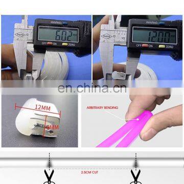 LED Lighting Flex LED Neon Light SMD 2835 120leds/M LED Strip Rope Light Waterproof IP65 DC12V photo-4