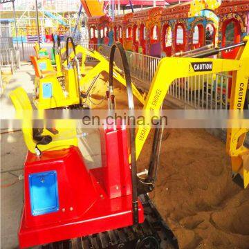 Playground Equipment Children Mini Digger Excavator Ride for Sale photo-2