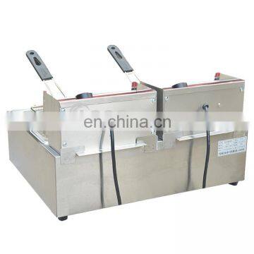 10 Liter Electric Countertop Deep Fryer Dual Tank 5 With Temperature Limiter Commercial Restaurant photo-4