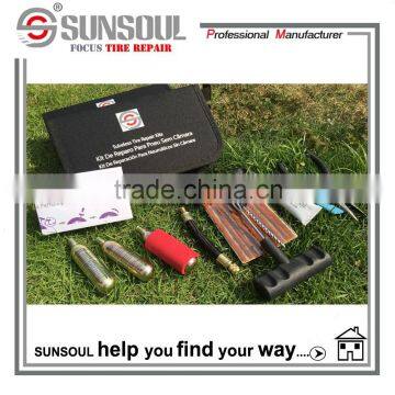 SUNSOUL tire repair rubber solution hand tool set tyre sealant kit