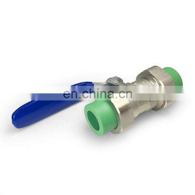 NSF372 WRAS Watermark UL FM Arrpoved Brass 25*25 PVC Ball Valve photo-3