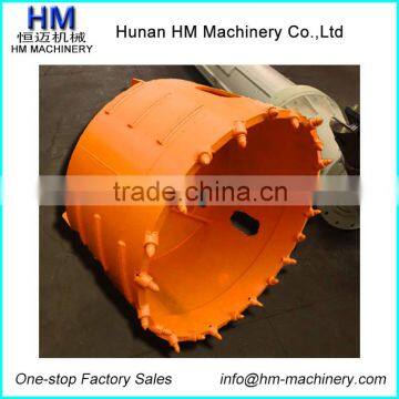 Core Barrel With Round Shank Chisel Teeth For Bauer Rotary Drilling Rig