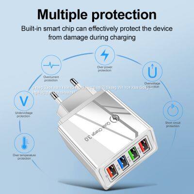 EU/US Plug USB Charger Quick Charge 3.0 For Phone Adapter for Huawei Mate 30 Tablet Portable Wall photo-4