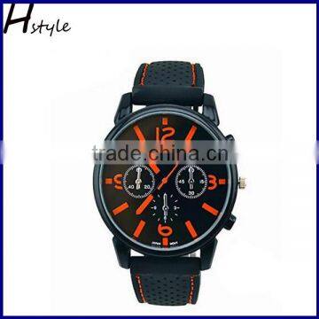 Sport Watch Military Pilot Aviator Army Watches Men Racer Watch Orange WP018