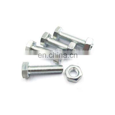 Din Standard DIN933 DIN931 Din 930 Hex Bolts Grade 4.8 Grade 8.8 Iron Bolt m6 35mm photo-5