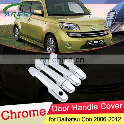 for Daihatsu Coo Materia 2006 2007 2008 2009 2010 2011 2012 Chrome Door Handle Cover Trim Set Cap Car Catch Styling Accessories