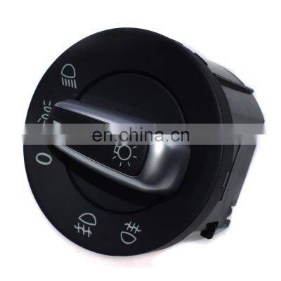 New Chrome Euro Headlight Switch Control For VW Jetta Golf GTI MK5 MK6 Rabbit